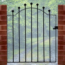 Metal Garden Side Gate Fence Wrought Iron Small Gates Panel Patio Barrier 6 Size