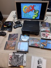 Panasonic 3DO FZ-1 Console inc Games Collection / Flight Stick Etc