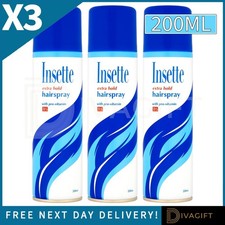 3 x INSETTE EXTRA HOLD HAIR