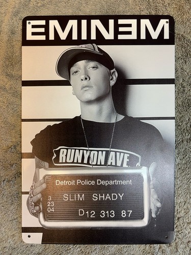 Eminem tin sign - eminem,