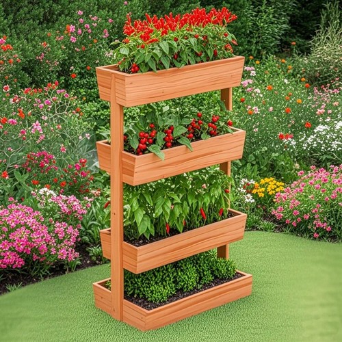 Tier vertical garden planter - tier,