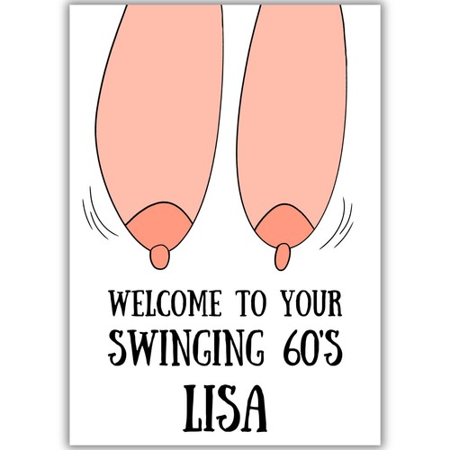 Funny 60th birthday card - funny,