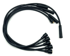 AccuSpark 8mm Silicone Performance Black HT Leads for Ford Pinto 