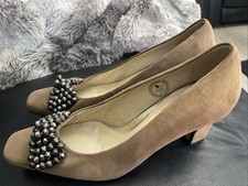 Size 4.5 Van Dal Brown Suede