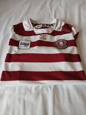 Hummel Wigan Warriors Top, Signed, Men's, Size XL (Chest 42"), Used, Distressed
