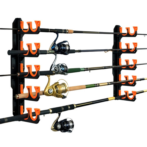 Fishing rod holder wall mount - fishing,