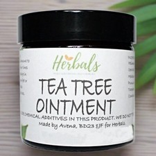 Herbalshire Tea Tree Ointment Natural Antifungal Cream - 120ml - Handmade Skinc