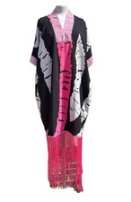 Embellished Pink White Black