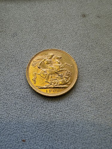 1901 gold sovereign coin queen - sovereign,