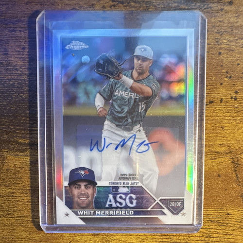 Topps chrome 2023 - chrome, whit