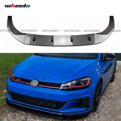 Front carbon look splitter - front,
