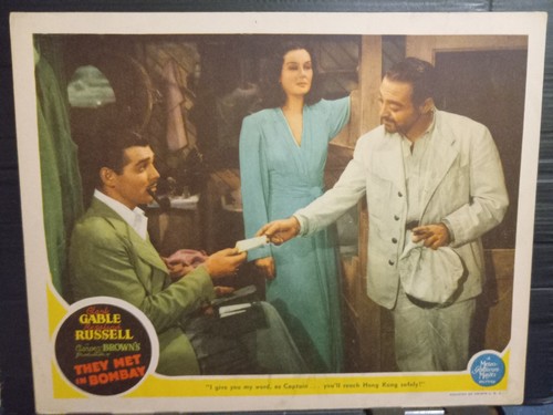 Lobby card 1941 they met - card, in