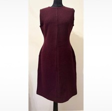 BNWoT | Hobbs | RRP £149 | Burgundy | Wool | Knee length dress | 12