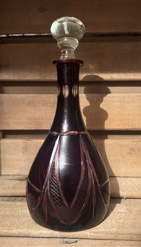 Very aged vintage glass - very,