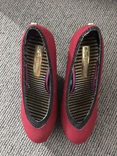 Babycham Wedge Shoes. Polka Dot. Red, Black,white