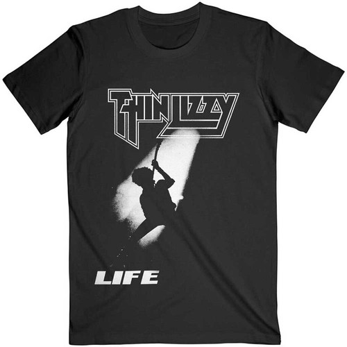 Thin lizzy life black shirt - black, t-shirt