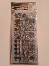 TIM HOLTZ CLEAR STAMPS/STENCIL