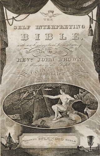 1826 self interpreting bible - 1826,