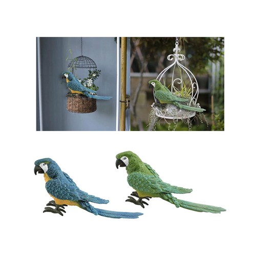 Artificial parrot statue - artificial,
