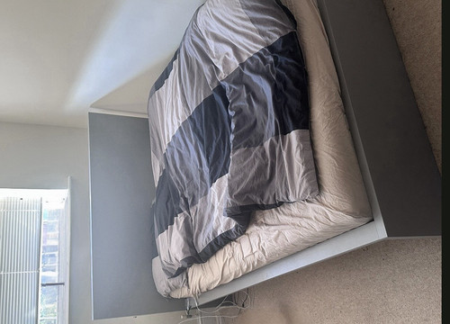 Ikea malm double bed frame - ikea,