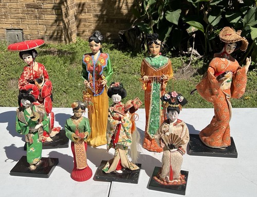Vintage japanese geisha doll - vintage,