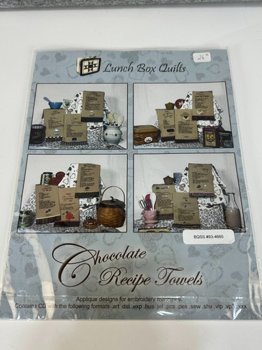 Chocolate recipe towels - chocolate,