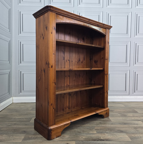 Vintage ducal pine bookcase - pine,
