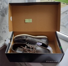 Mens Firetrap Size 8 Leather Slip On Shoes Loafer Deck Style