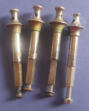 4 early 20th  century vintage banjo or banjo ukulele tuning peg pins (p6)