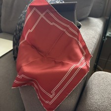 Gieves & Hawkes Red Silk Pocket square