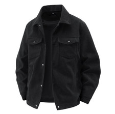 New Mens Long Sleeve Button