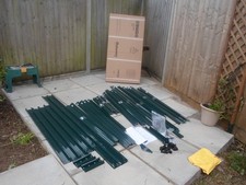 New Outsunny polycarbonate greenhouse 6FT X 8FT GREEN aluminium frame 