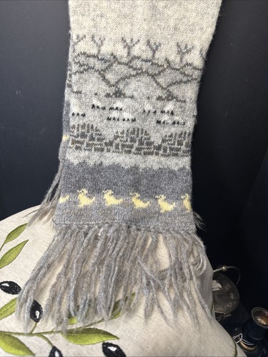 Wool scarf featuring - featuring, sheep