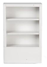 Dolls House White Shelf Unit