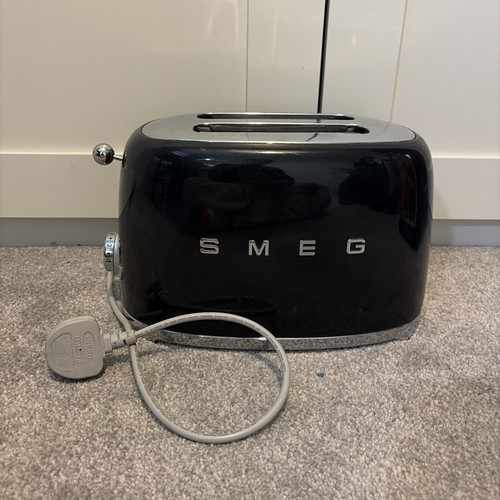Smeg toaster black slice - black,