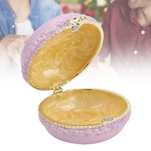Enamel macaron trinket - enamel,
