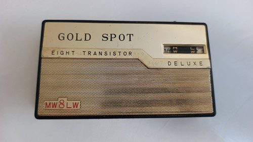 Gold spot eight transistor - gold,