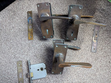 Antique Brass Lever Door