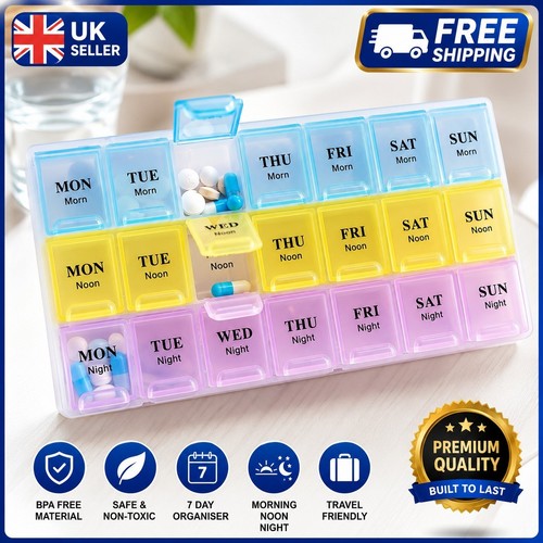 Day pill box - box, weekly