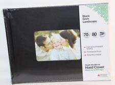 Unibind Staple SteelBook Hard Cover Black 5mm Landscape Binds 80 pages 40 sheets