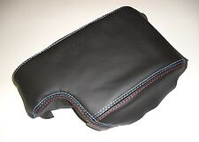 BMW E46 Armrest Cover In Genuine Black Leather With M Sport Stitching