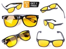 Anti Glare Vision Enhansor Night Driving Yellow Glasses for Safe Drive