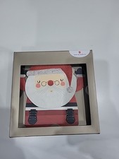 Box of 8 Wobbly Jolly Santa Samaritans Charity Christmas Cards Luxury Quality