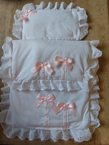 Romany white and pink - white, dolls
