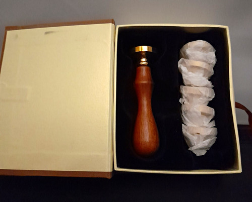 Brass wax seal stamp - seal, with