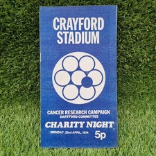 Vintage 1974 CRAYFORD STADIUM