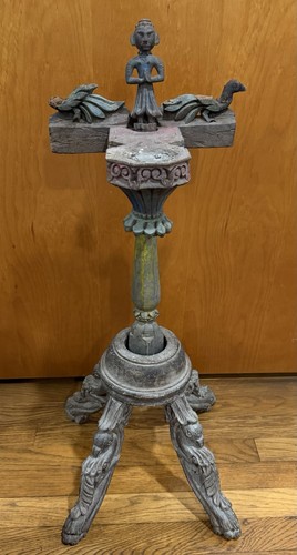 Antique india carved wooden - ?,