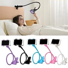 Long Flexible Arm Mobile Phone Holder Clamp Desk Bed Lazy Stand for GPS Phone