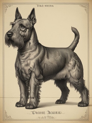 Scottish terrier vintage - scottish,