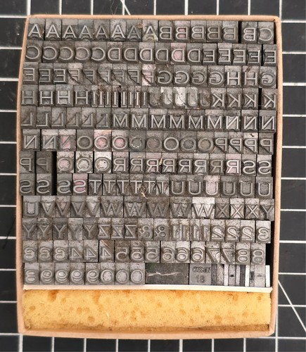 18pt upper case font - ,
